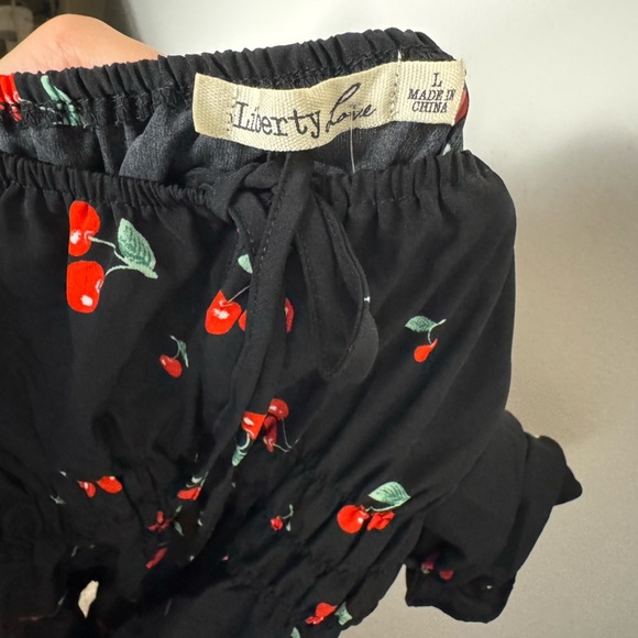 Black Cherry Print SunDress Mini Dress NWT - Picture 8 of 11